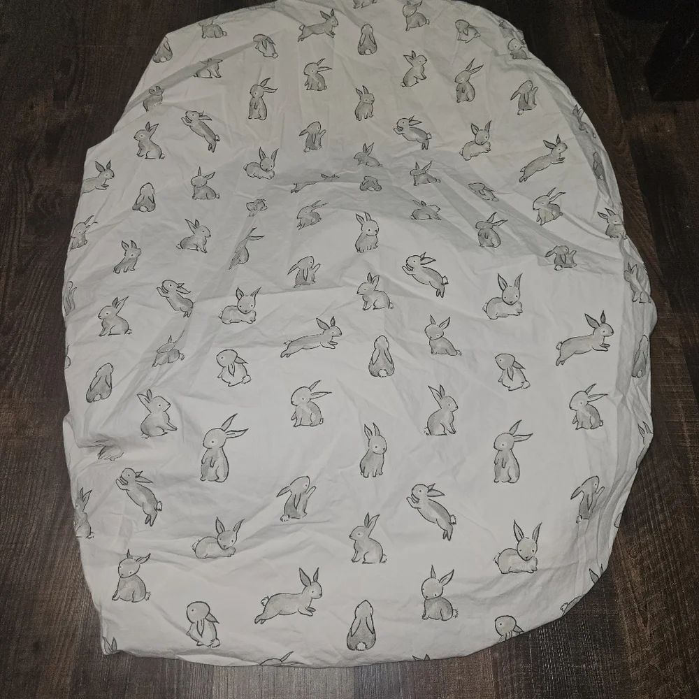 Crate & Barrel Bunny Crib Fitted Sheet